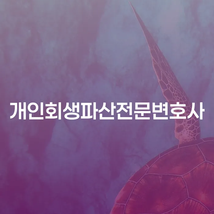 계양구 개인회생 파산 전문 변호사를 통한 채무 해결 방안